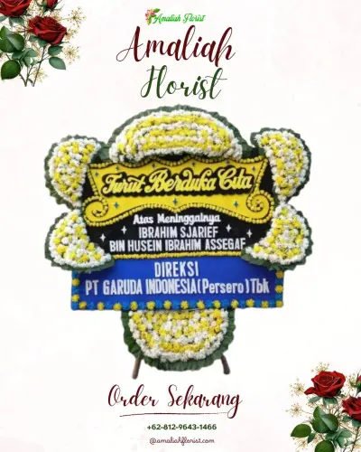 Papan Bunga Duka di Sempidi